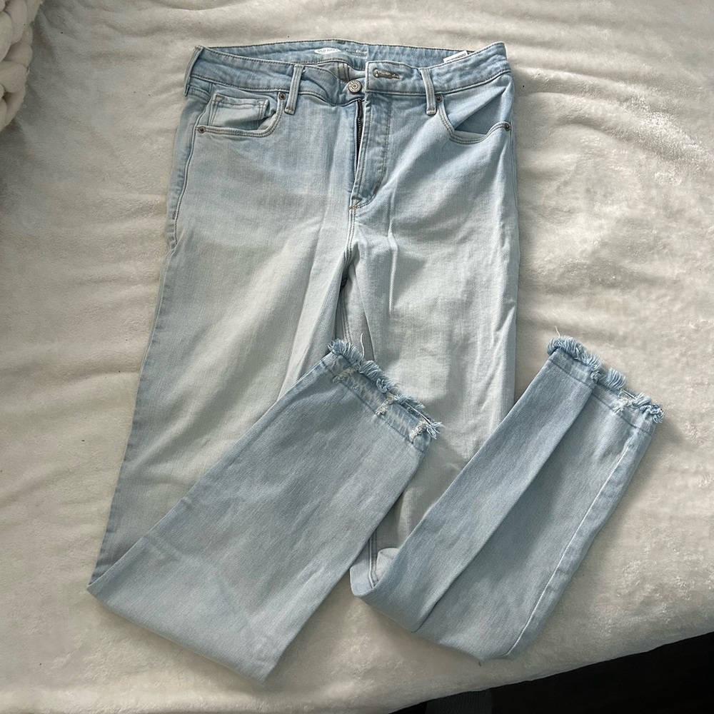 Old Navy Power Straight High Rise Jeans